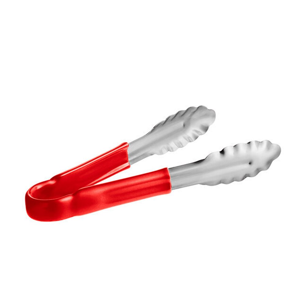 Utility Tong PVC Coated Red Handle Strainless Steel - 230mm - TEM IMPORTS™