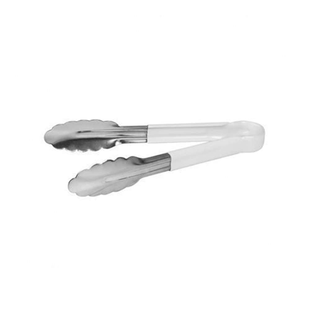 Utility Tong PVC Coated White Handle Strainless Steel - 230mm - TEM IMPORTS™