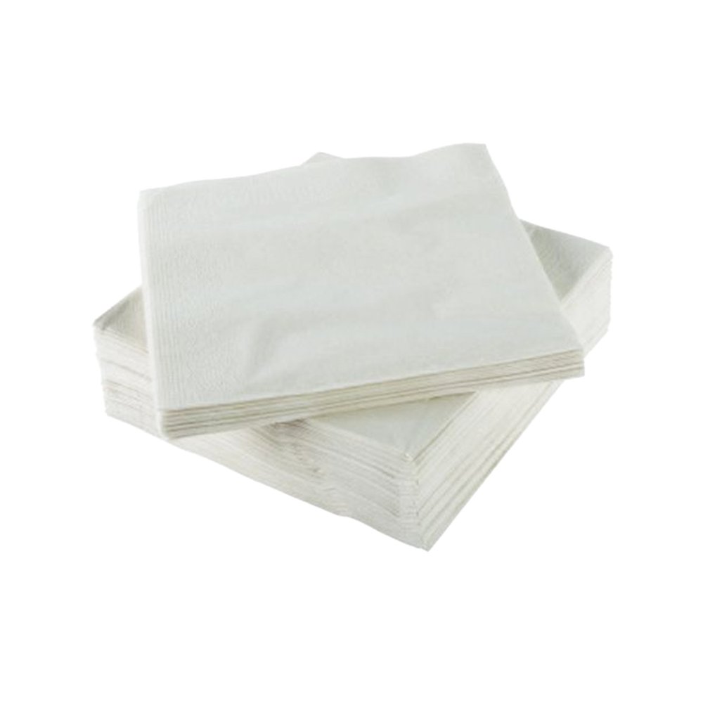 White 2ply Lunch Napkins - Pack of 100 - TEM IMPORTS™