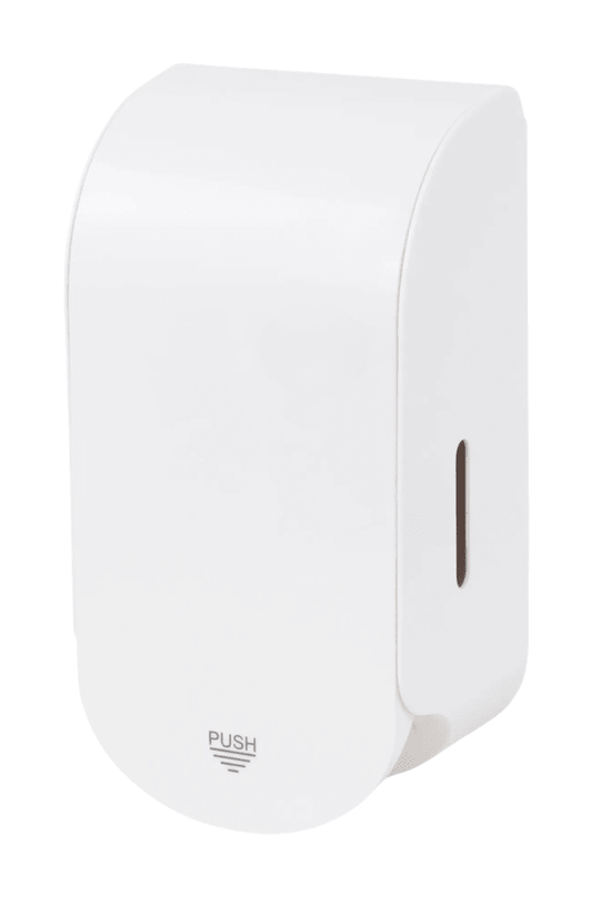 White Manual Push Foaming Soap Dispenser – High Capacity - TEM IMPORTS™