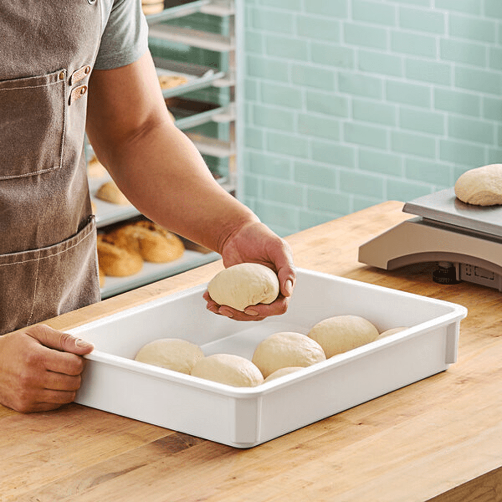 White Plastic Dough Proofing Box - (H) 75mm - TEM IMPORTS™