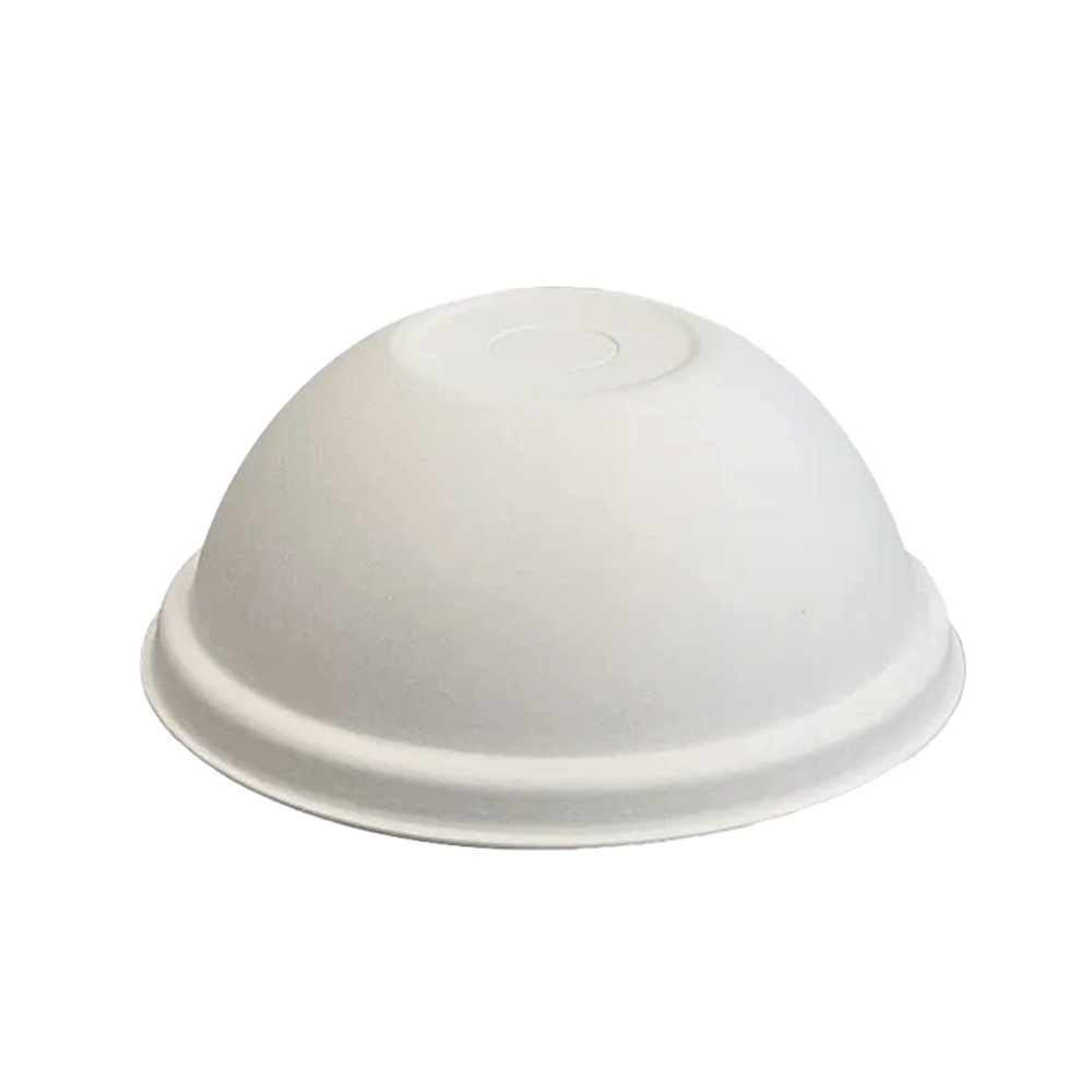 White Sugarcane (D/90mm) Dome Lid To Suit 12/16/22/24oz - TEM IMPORTS™