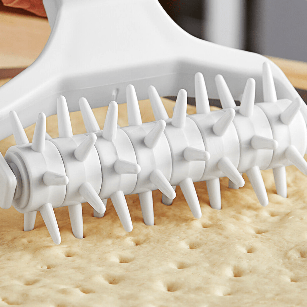 Wide Plastic Dough Docker White - TEM IMPORTS™