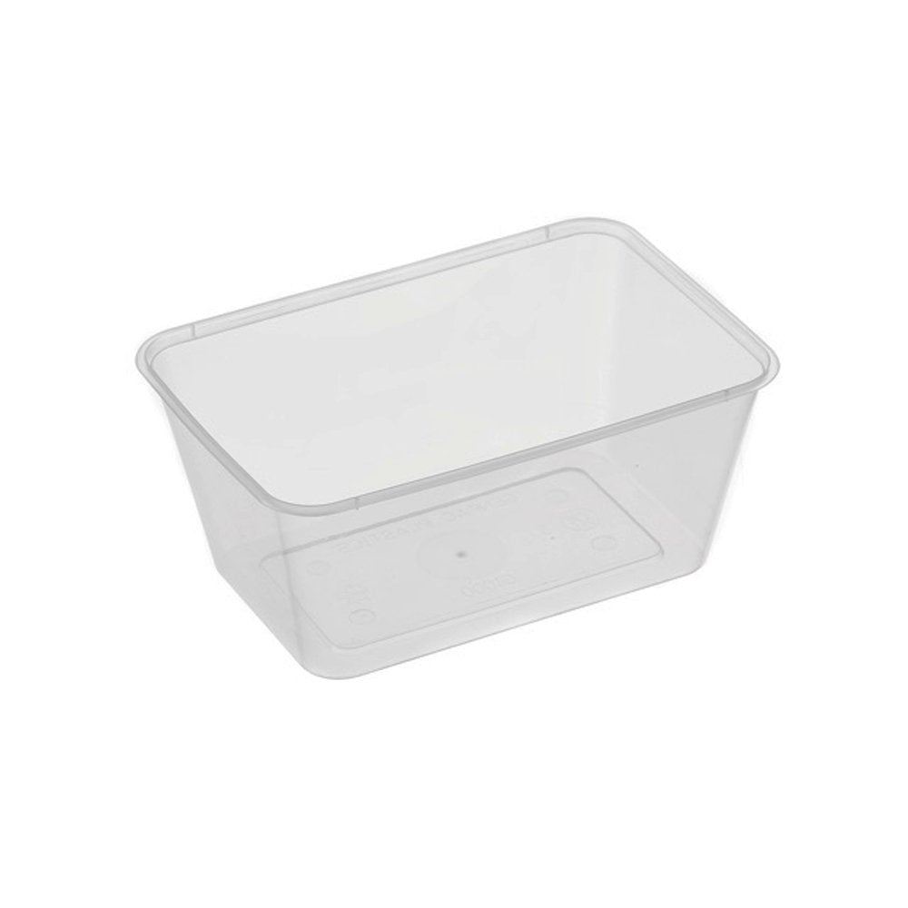 1000mL Rectangular Container - Natural - TEM IMPORTS™