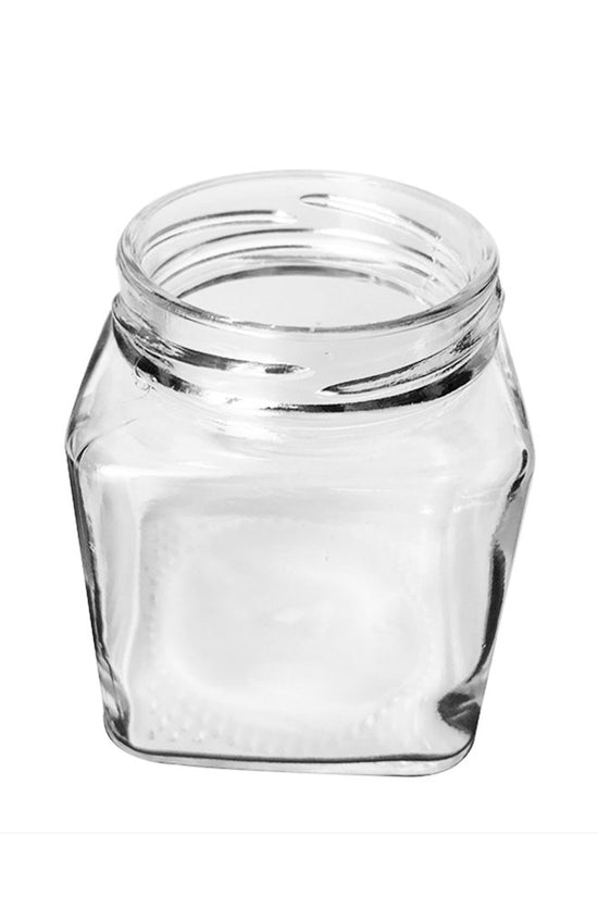 100mL Square Glass Jar With Metal Twist Lid - TEM IMPORTS™