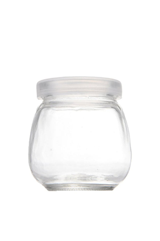 100mL Yogurt Glass Jar With Soft PE Lid - TEM IMPORTS™