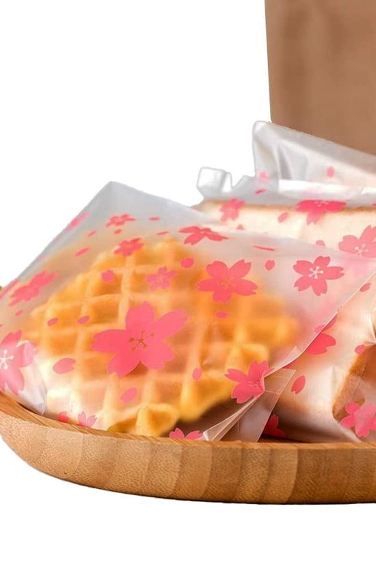 100x100mm Blossoms Self Adhesive Sealing Bag-Pk100 - TEM IMPORTS™