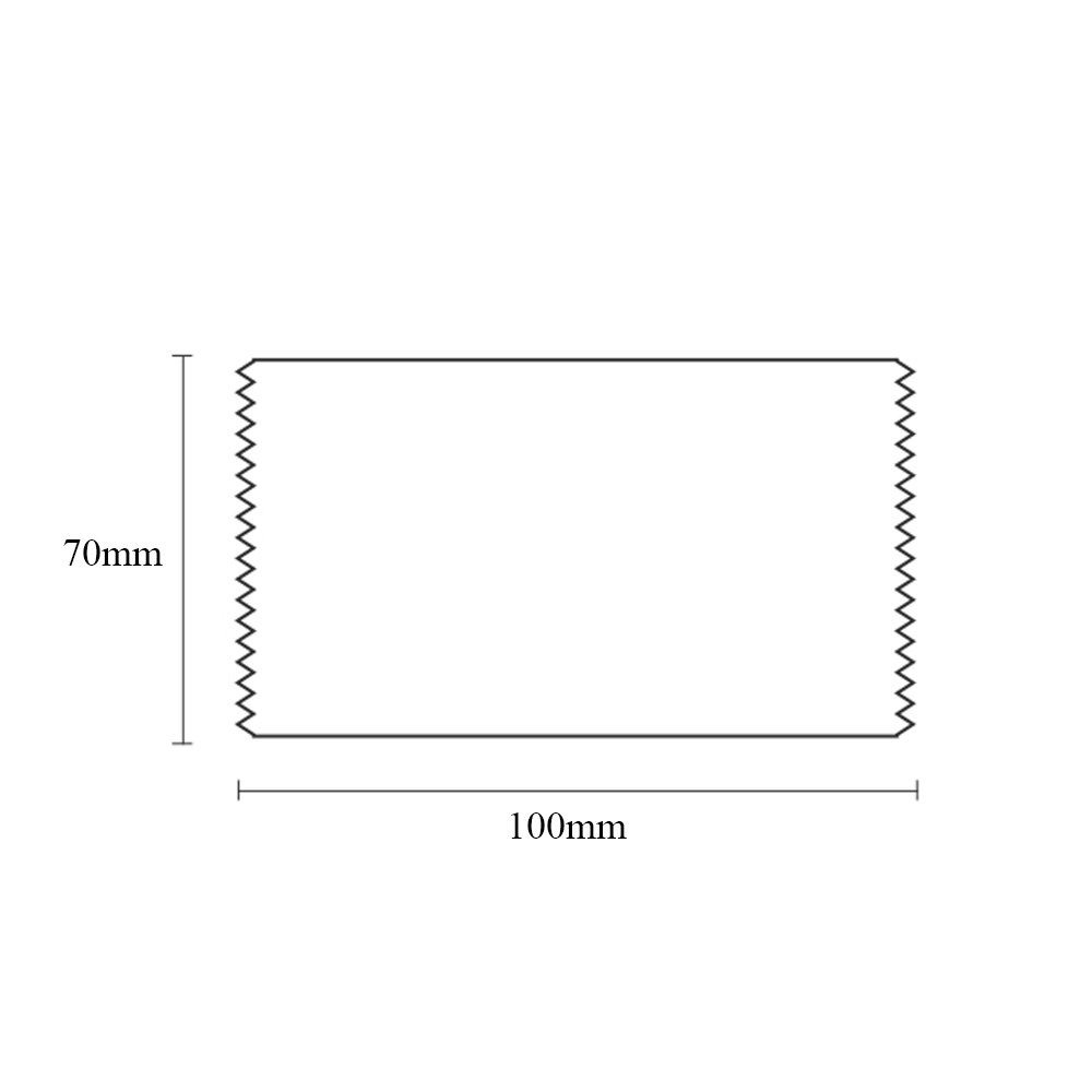 100x70mm Heat Seal Nougat Bags -Pk100-Cactus - TEM IMPORTS™