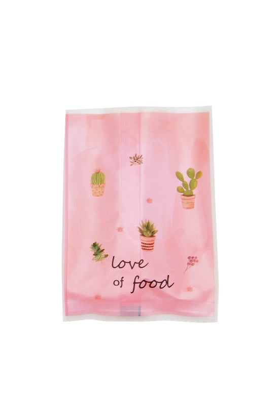 100x70mm Heat Seal Nougat Bags -Pk100-Cactus - TEM IMPORTS™