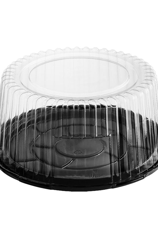Large Cake Clearview Dome Lid Container - Black Base - TEM IMPORTS™