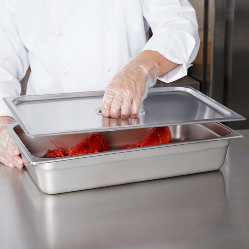 1/1 Size Stainless Steel Lid To Suit Gastronorm Food Pans - TEM IMPORTS™