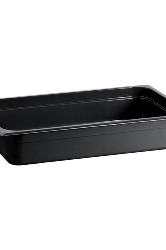 1/1 Size Steam Pan Polycarbonate Black - 12.6L - TEM IMPORTS™