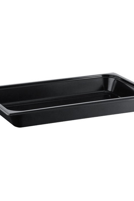 1/1 Size Steam Pan Polycarbonate Black - 7.4L - TEM IMPORTS™