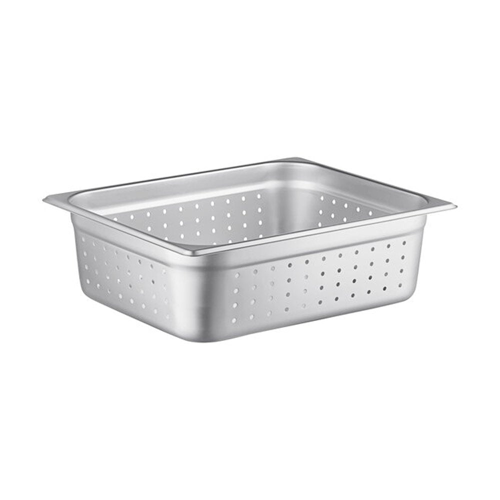 1/2 Size Gastronorm Perforated Steam Pans - 100mm