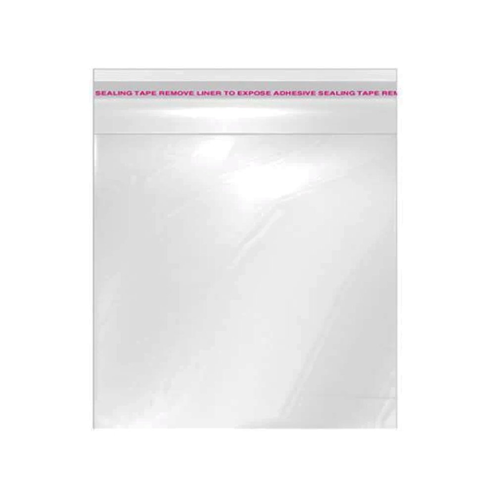 120x120mm Clear Self Adhesive Sealing Bag - Pk100 - TEM IMPORTS™