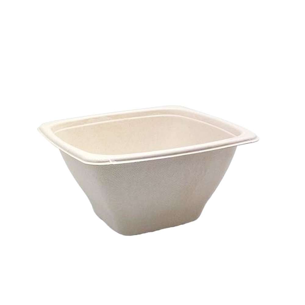 1250mL Natural Sugarcane Square Container - TEM IMPORTS™