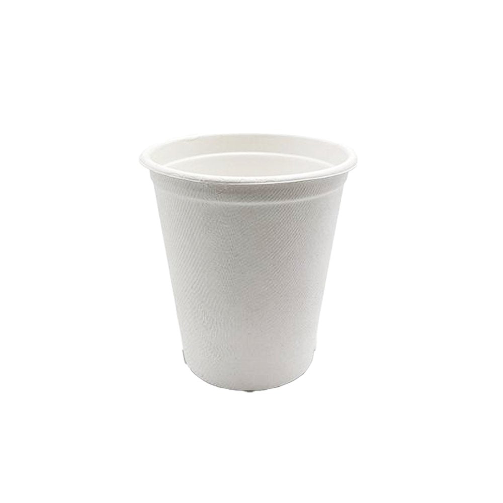 12oz/355mL (90mm) White Sugarcane Cup - TEM IMPORTS™