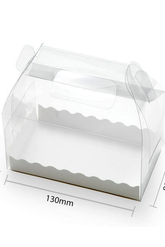 130x80x100 Rectangular Clear Box With Handle - TEM IMPORTS™