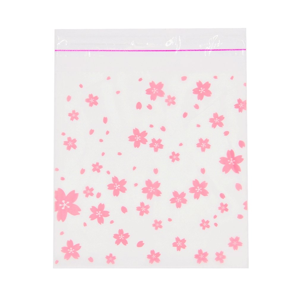 140x140mm Blossoms Self Adhesive Sealing Bag-Pk100 - TEM IMPORTS™