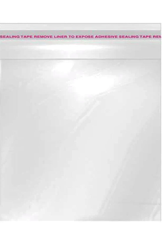 140x140mm Clear Self Adhesive Sealing Bag - Pk100 - TEM IMPORTS™