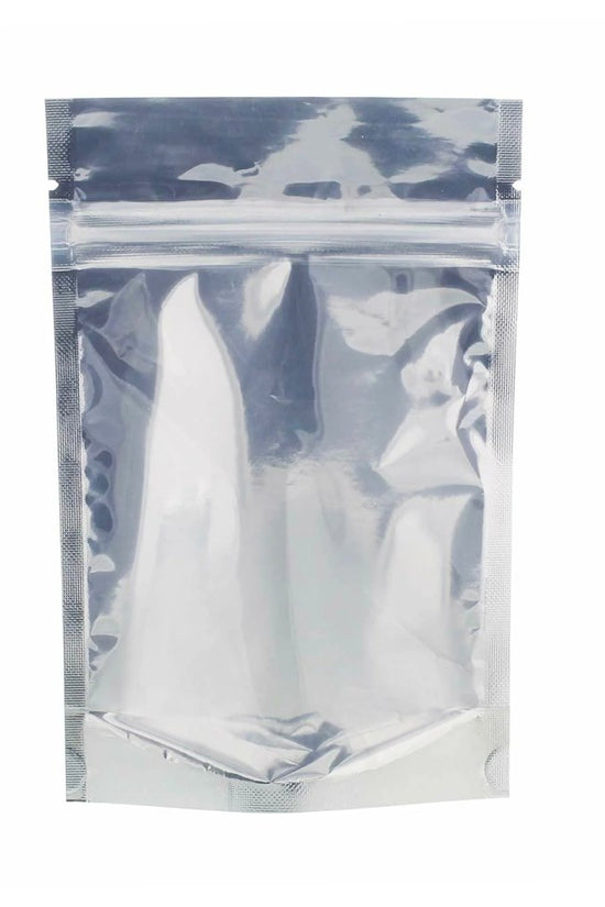 14x20 Reusable Foil Silver Ziplock Bag Full Window - TEM IMPORTS™