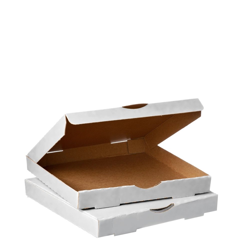 15" Inch Takeaway Pizza Box White - TEM IMPORTS™