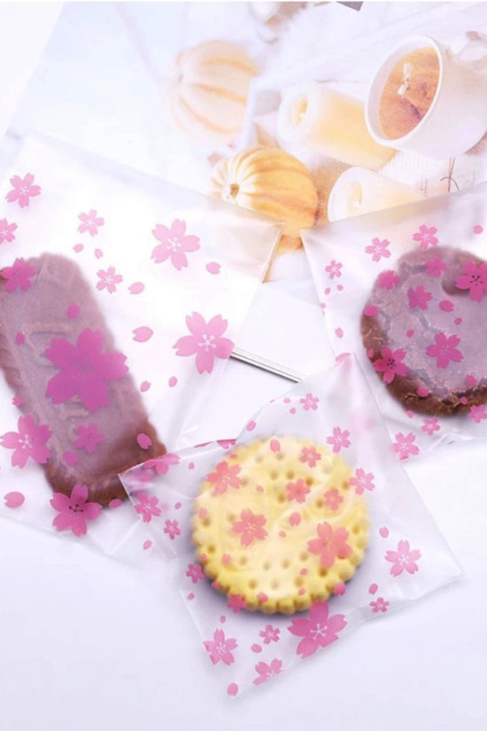 150x100mm Blossoms Self Adhesive Sealing Bag-Pk100 - TEM IMPORTS™