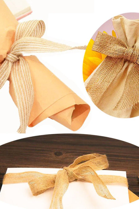 15mm Band Jute Hessian Burlap Ribbon - 10m - TEM IMPORTS™