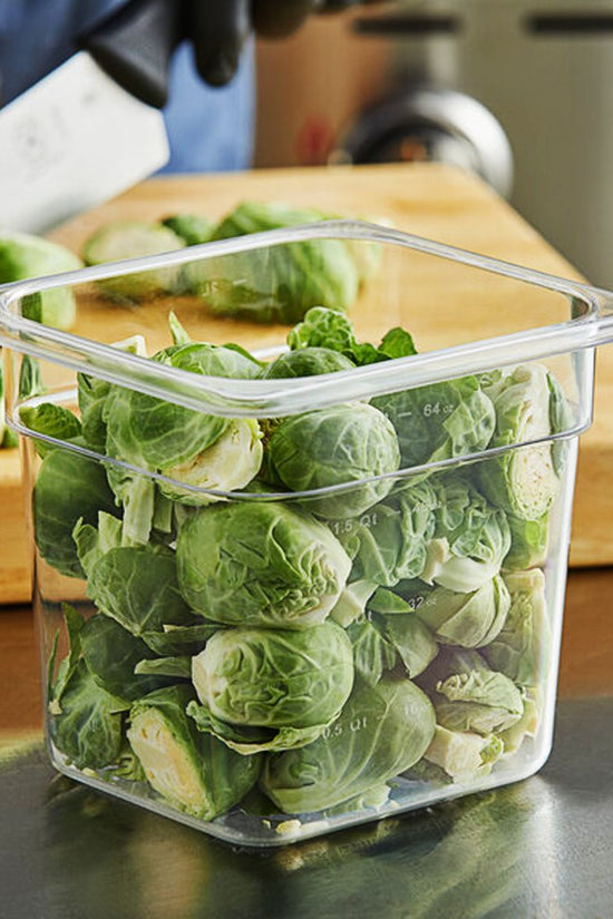 1/6 Size Clear Polycarbonate Food Pan - 2.25L - TEM IMPORTS™