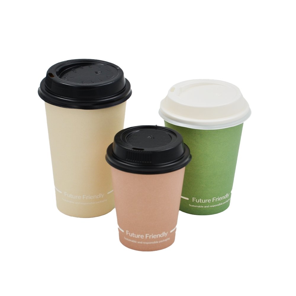 16oz/475mL PLA Coated SW Paper Cup Colour Prints - TEM IMPORTS™