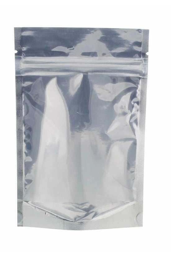 16x24 Reusable Foil Silver Ziplock Bag Full Window - Pack of 50 - TEM IMPORTS™