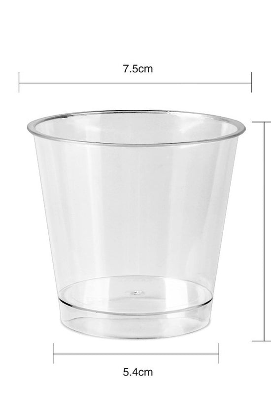 180mL Clear Round Container With Lid - TEM IMPORTS™