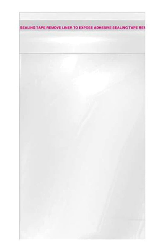 180x120mm Clear Self Adhesive Sealing Bag - Pk100 - TEM IMPORTS™