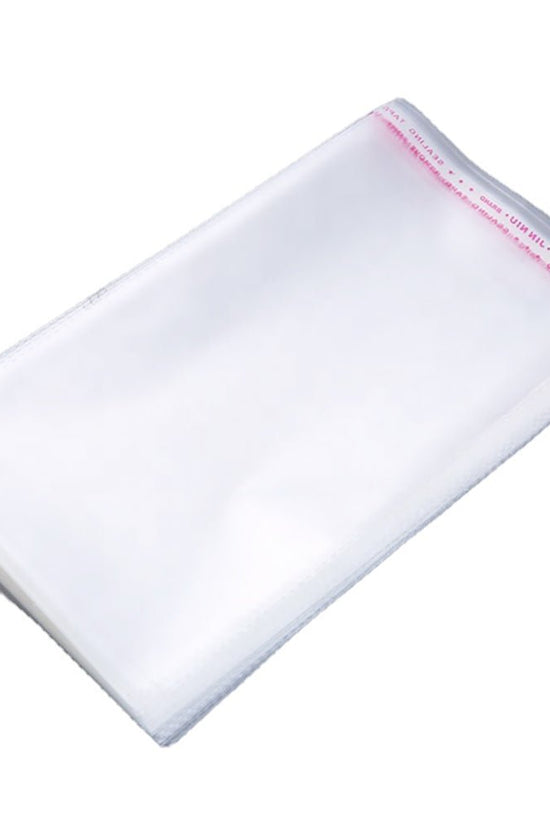 180x120mm Clear Self Adhesive Sealing Bag - Pk100 - TEM IMPORTS™