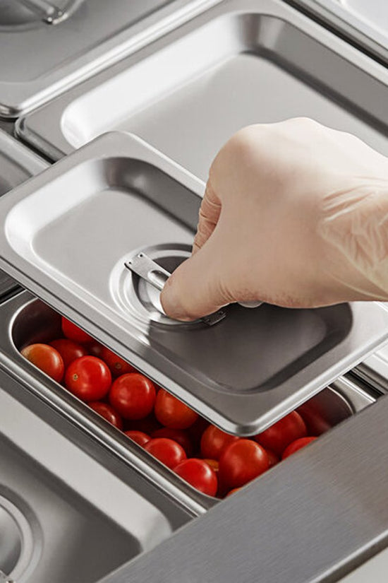 1/9 Size Stainless Steel Lid To Suit Gastronorm Food Pans - TEM IMPORTS™