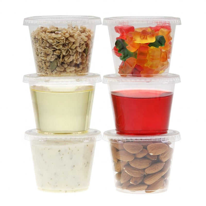 30mL Round Sauce Container With Lid - Pk100 - TEM IMPORTS™