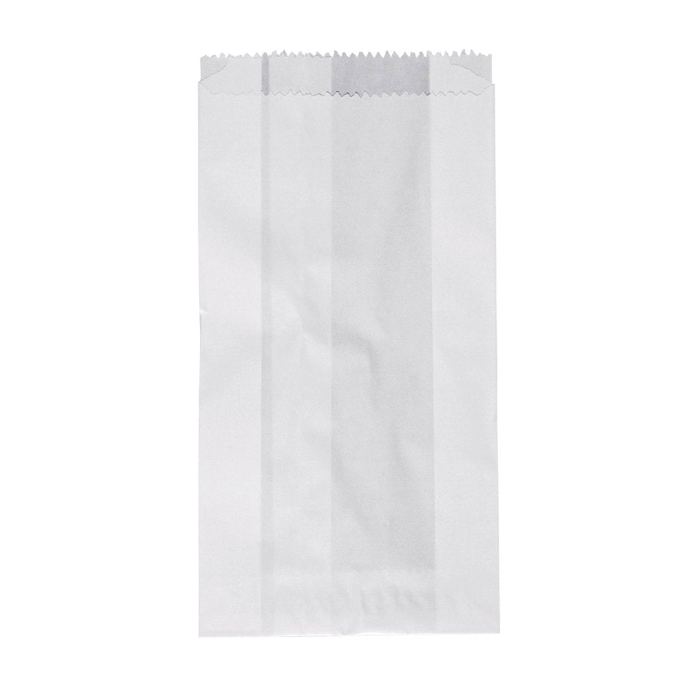 1SO White Sachel Paper Bag Size 185x100mm- 500/PK