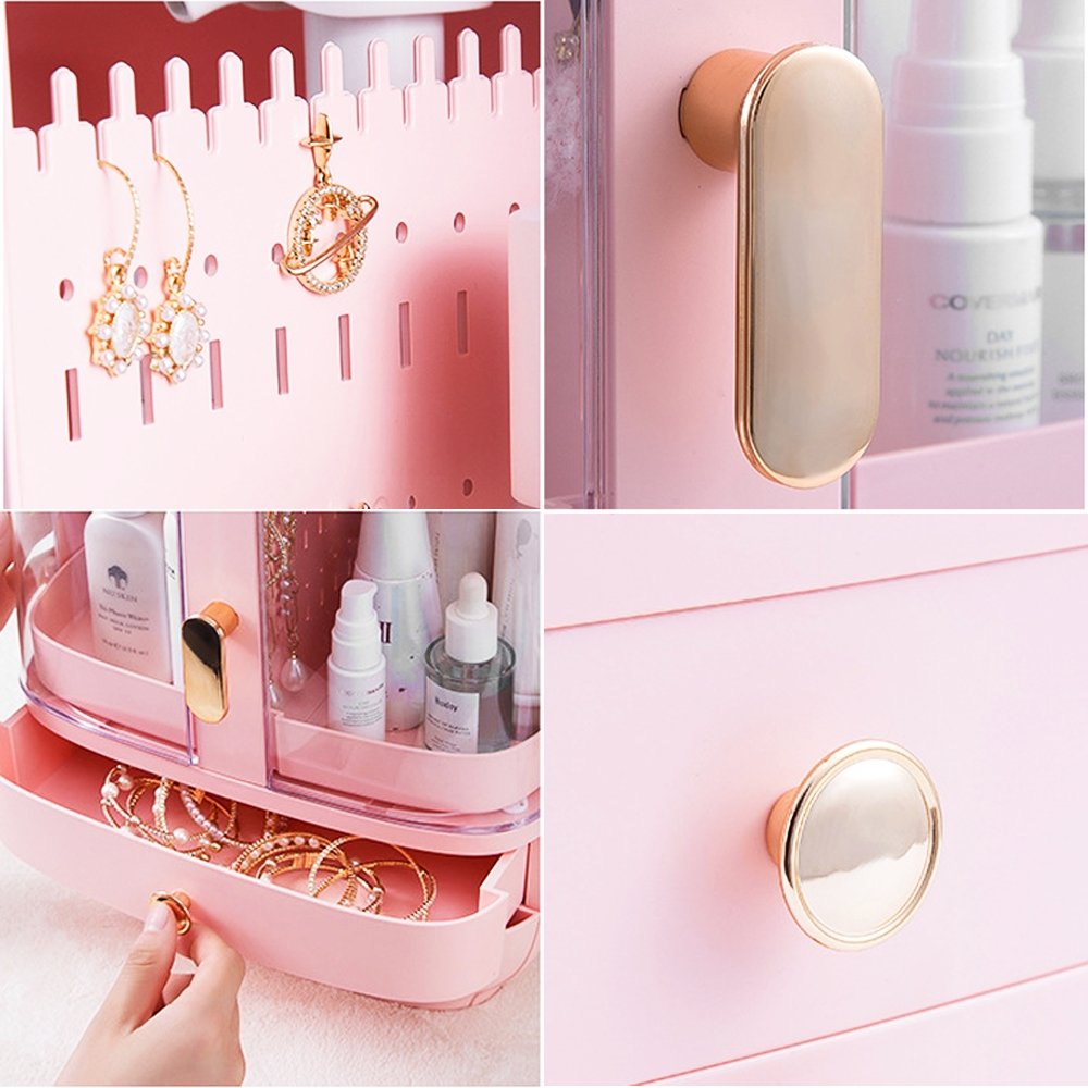 2 Drawers Cosmetic Organiser Case - TEM IMPORTS™