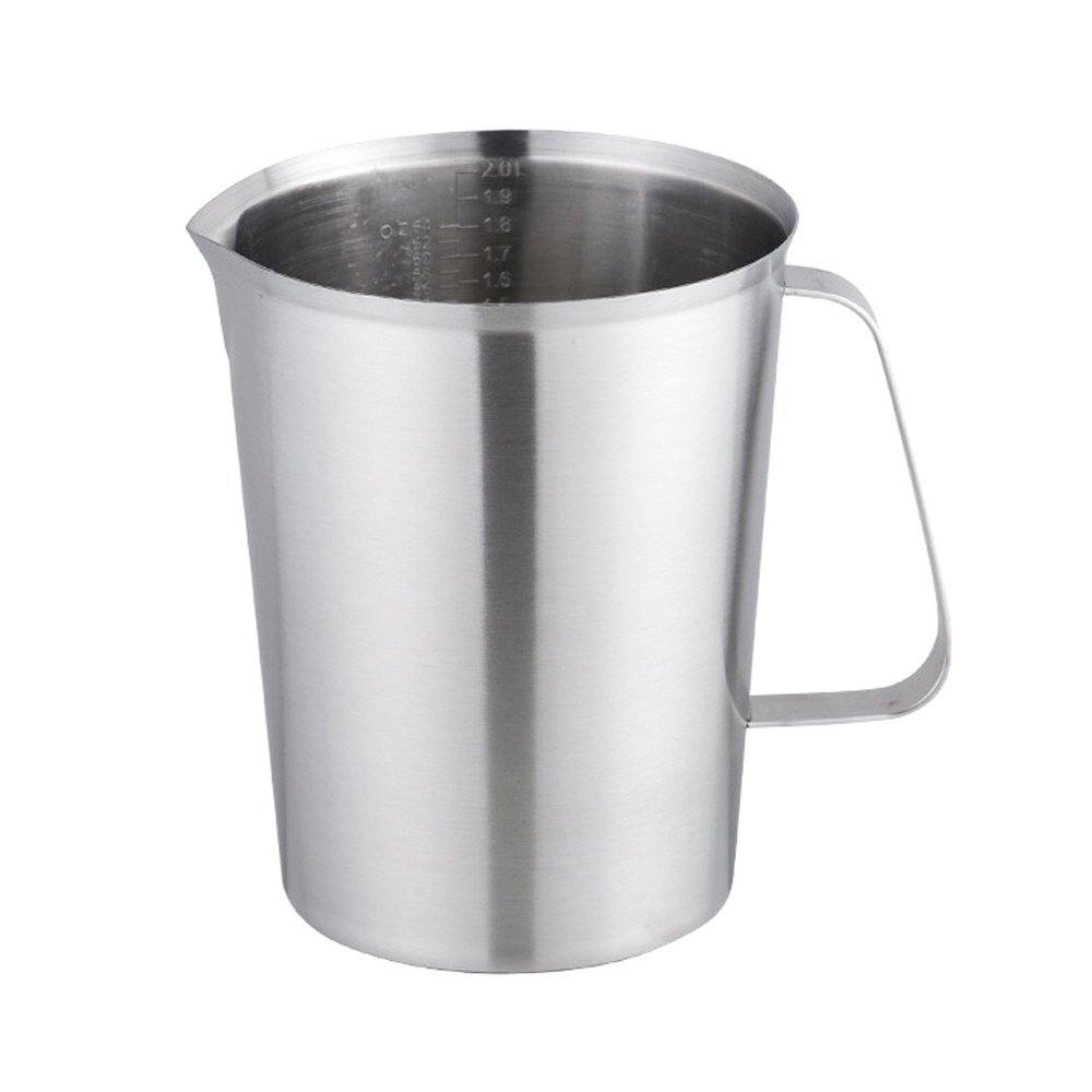 2000mL Inox Stainless Steel Measuring Jug - TEM IMPORTS™