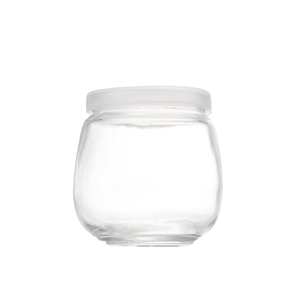 200mL Yogurt Glass Jar With Soft PE Lid