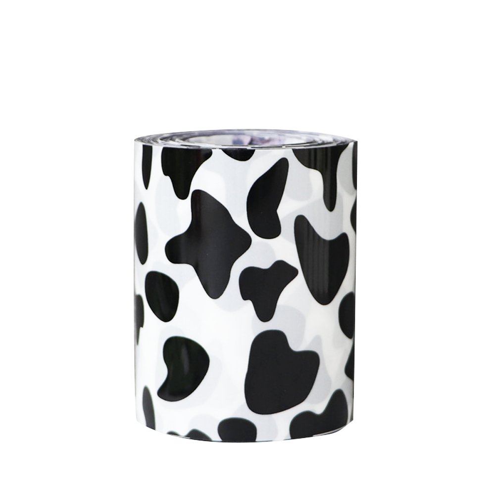 8cm Wide Cow Spot Print Thick Cake Collar Small Roll