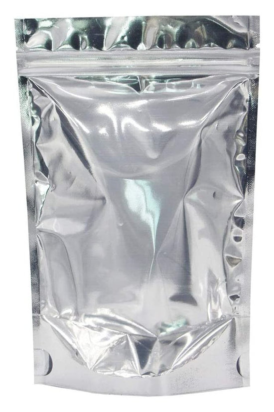 20x30 Silver Ziplock Foil Bag Full Window - Pk50 - TEM IMPORTS™