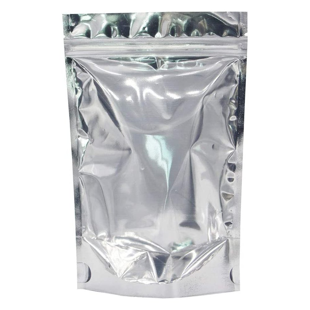 20x30 Silver Ziplock Foil Bag Full Window - Pk50 - TEM IMPORTS™