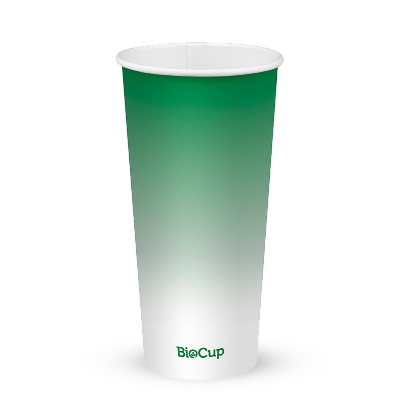 22oz Green Cold Paper BioCup