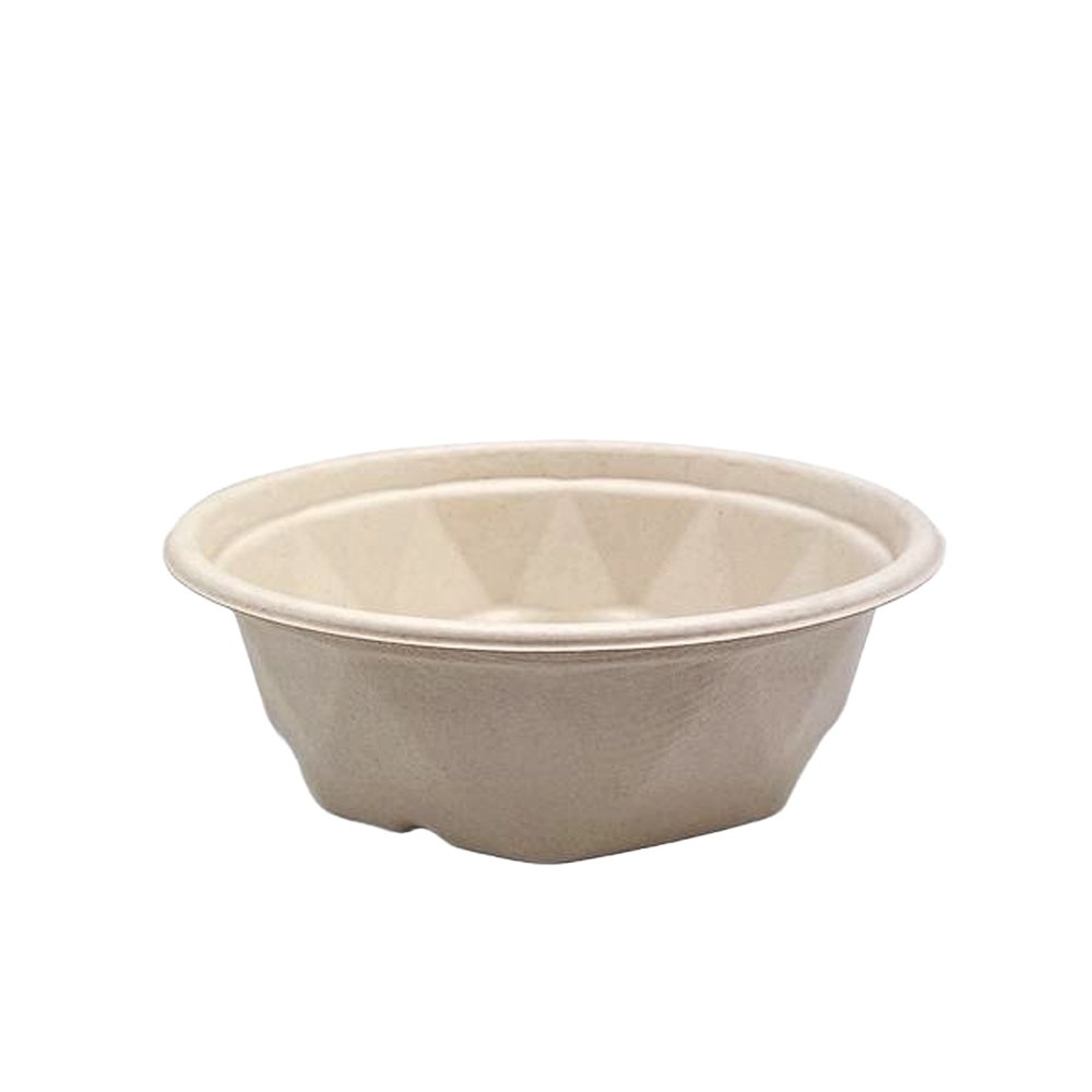 22oz/650mL Natural Sugarcane Takeaway Bowl - TEM IMPORTS™