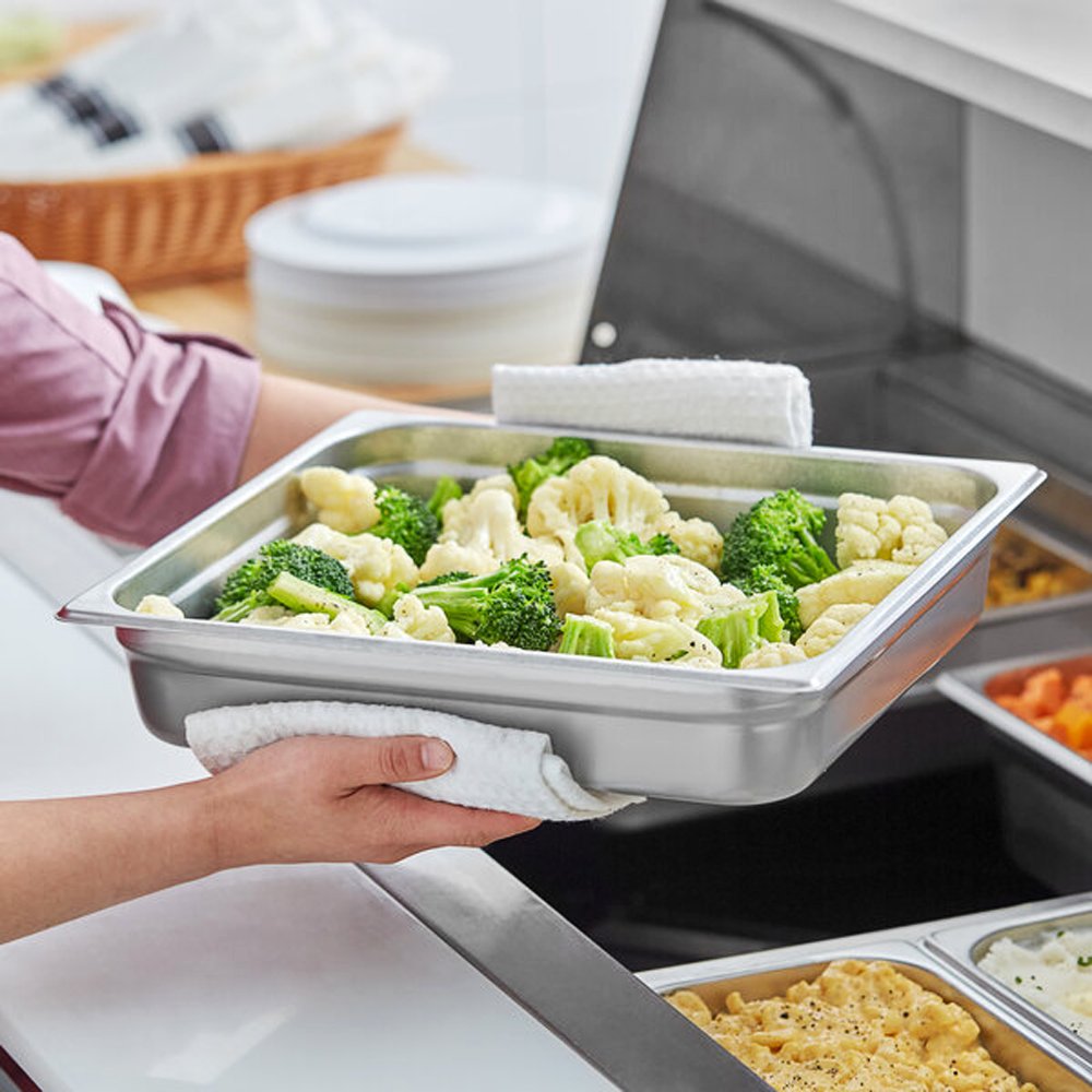 2/3 Size Gastronorm Steam Pans - 5.25L - TEM IMPORTS™