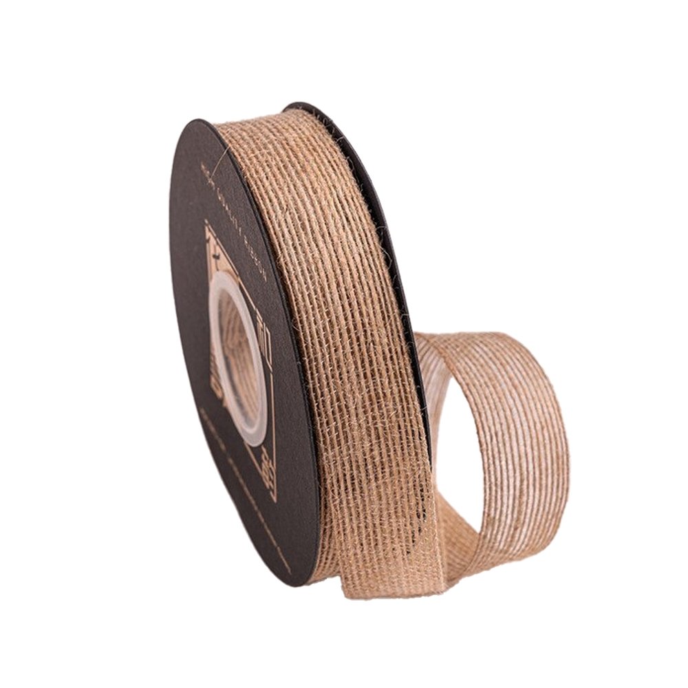 25mm Band Jute Hessian Burlap Ribbon - 10m - TEM IMPORTS™