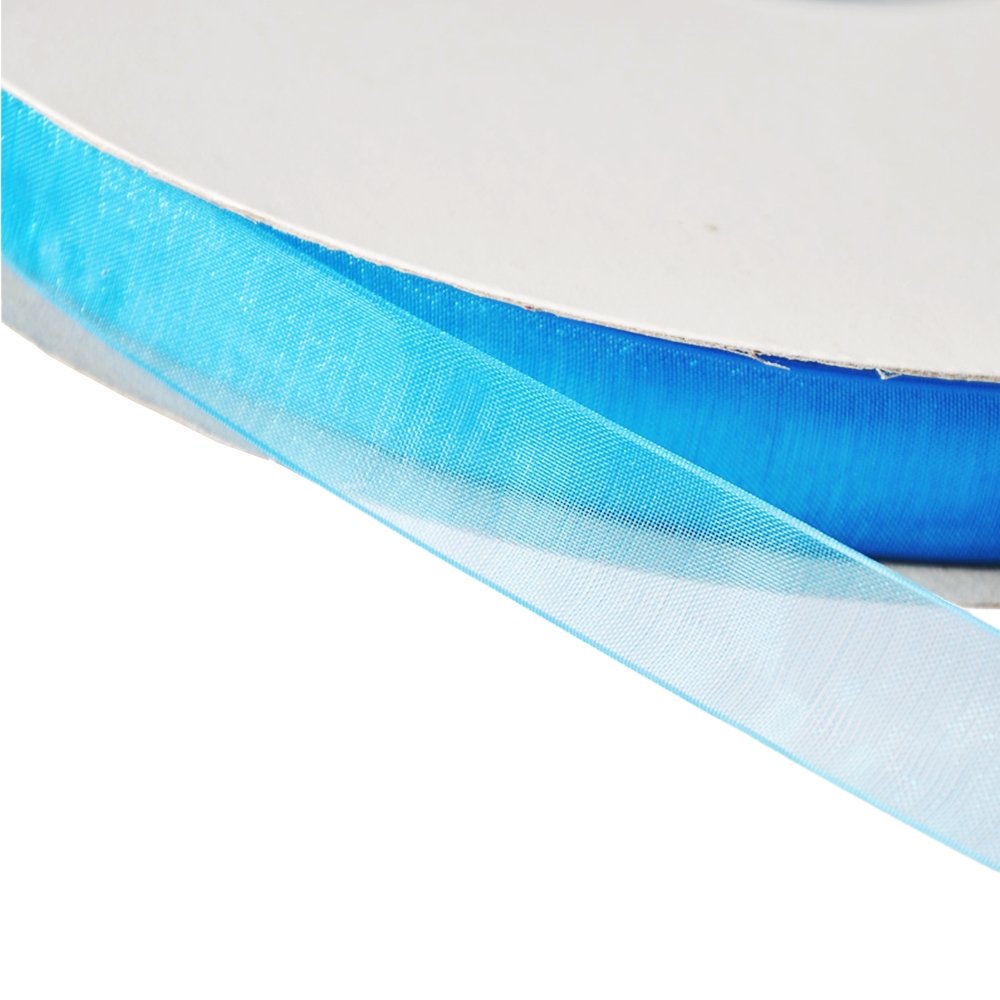 25mm Organza Blue - Woven Edge - TEM IMPORTS™