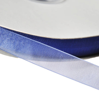 25mm Organza Navy Blue - Woven Edge - TEM IMPORTS™