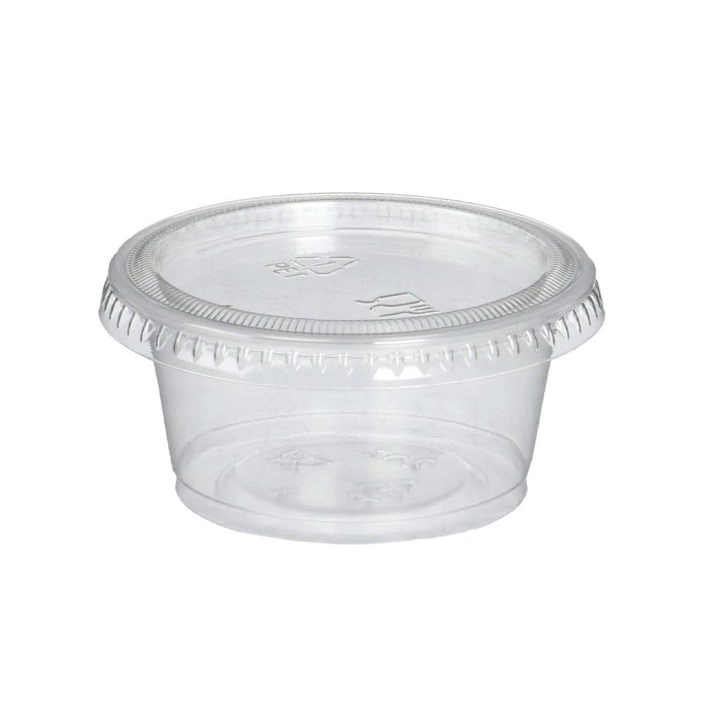 30mL Round Sauce Container With Lid - Pk100 - TEM IMPORTS™